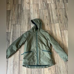 Champion Army Green Waterproof Windbreaker Little Kid Size 8-10